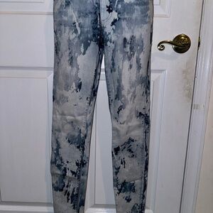 True Religion Casey Low Rise Super Skinny Tie-Dye Jeans